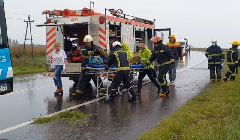 Choque en ruta 65 con un pigüense involucrado