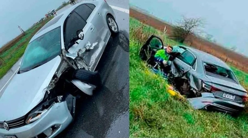 Choque en ruta 65 con un pigüense involucrado