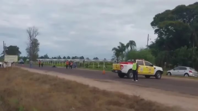 La nena se soltó de la mano de la mamá, cruzó la ruta y todo terminó en tragedia. (Foto: gentileza Diario Época)