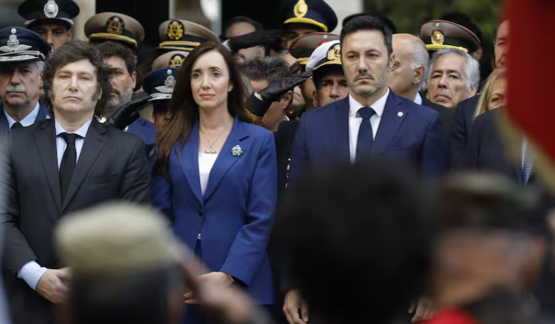 El presidente Javier Milei en el Homenaje a los Héroes de Malvinas