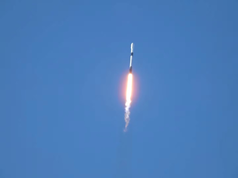 Esta imagen muestra el lanzamiento de Danuri en el 2022, con el impulso del cohete Falcon 9 de SpaceX. (Foto: EFE/EPA/YONHAP)