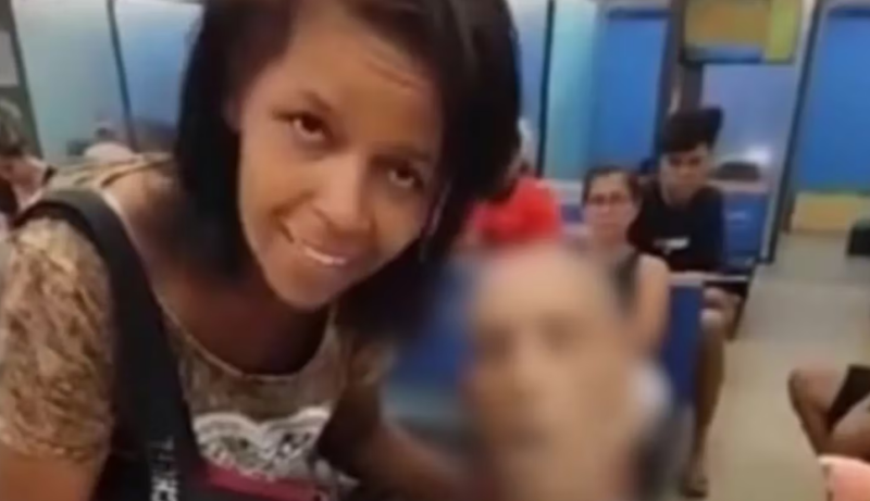  Érika de Souza Vieira Nunes fue detenida por estafa y profanación de cadáver. (Foto: captura de video).