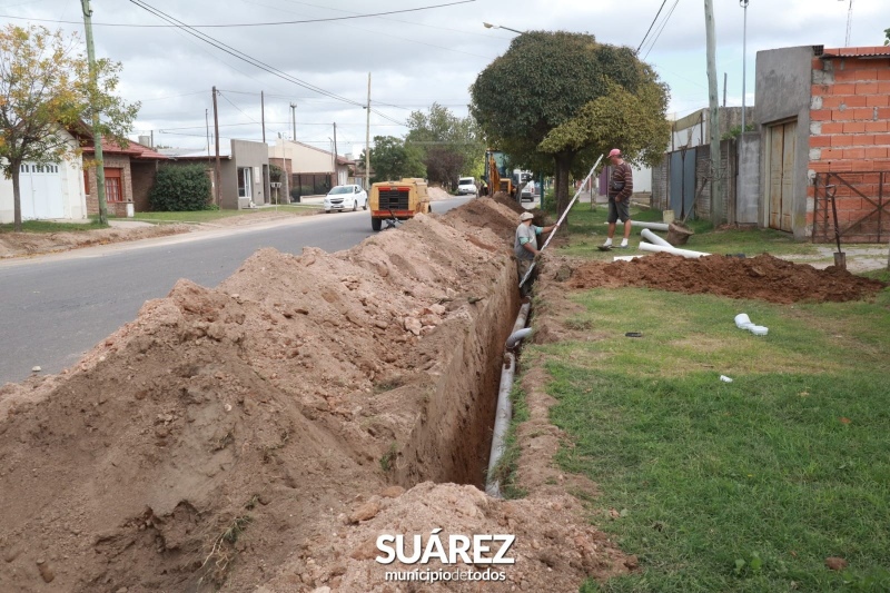 El Municipio confirmó que continuará las obras de cloacas en barrio Boca, plazas y red troncal de gas