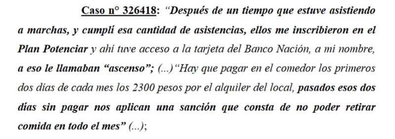 De la investigación se desprende que a los comedores se les debe pagar los primeros dos días de cada mes 2300 pesos. Foto: TN.