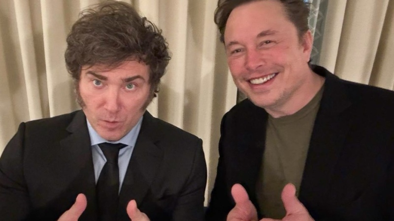 Fuerte respaldo de Elon Musk a Milei: ”Recomiendo invertir en Argentina”