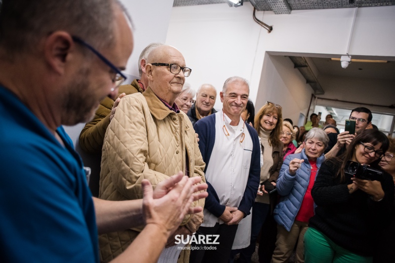 Conmovedor homenaje el doctor Alfredo Miriuka