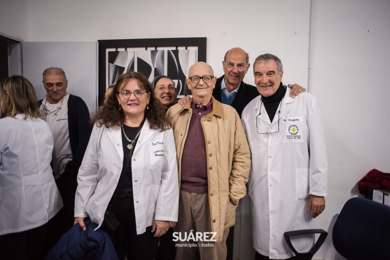 Conmovedor homenaje el doctor Alfredo Miriuka