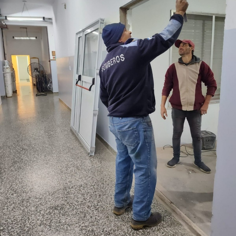 Albañil de Huanguelén donó su trabajo para mejorar el Hospital ”Lucero del Alba”