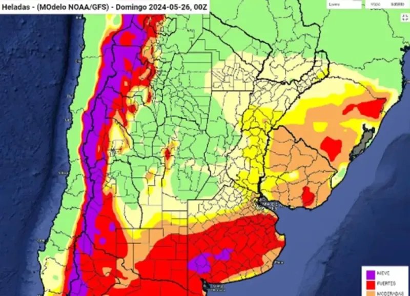 Anuncian que podría nevar en nuestra region: ¿Cuándo y dónde?