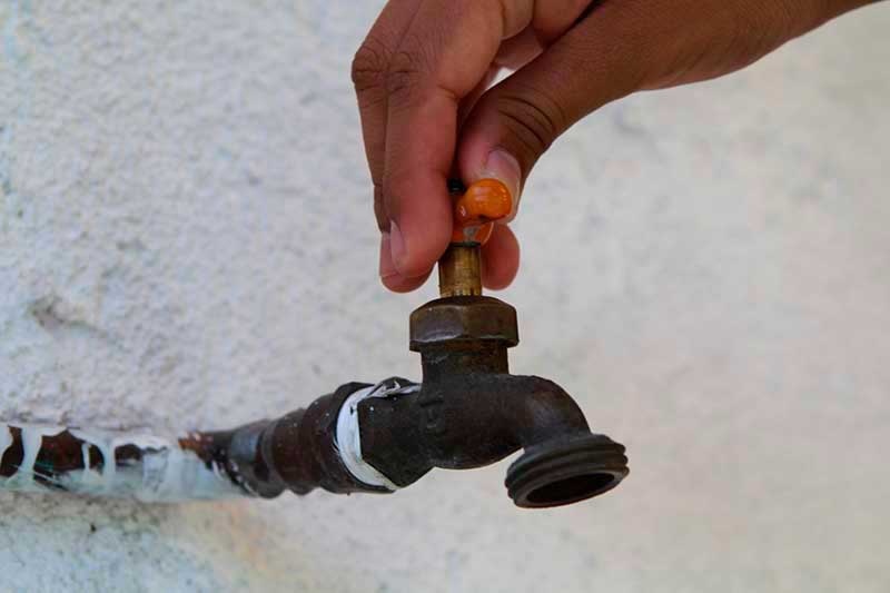 Corte de agua corriente en toda la ciudad