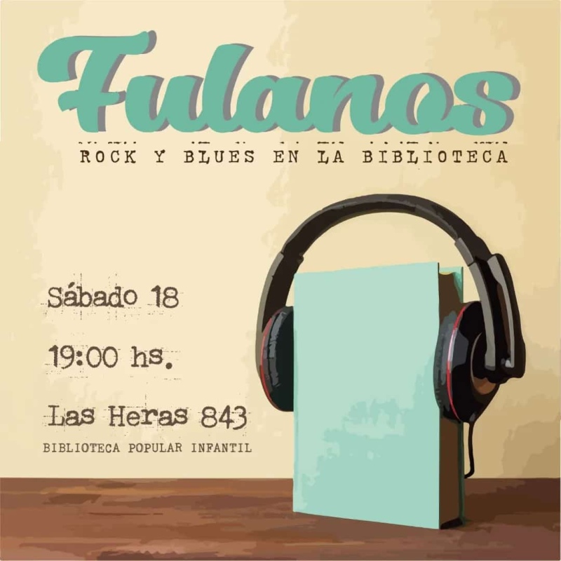 ”Fulanos” se presenta a beneficio en la Biblioteca Popular Infantil